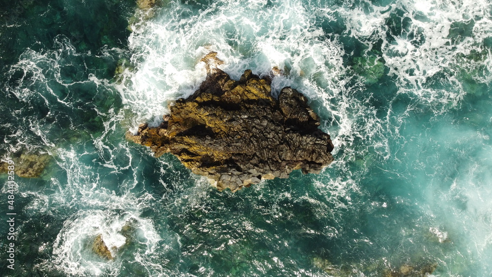 Obraz premium Aerial photography of land- and naturescapes in Tenerife, Spain.