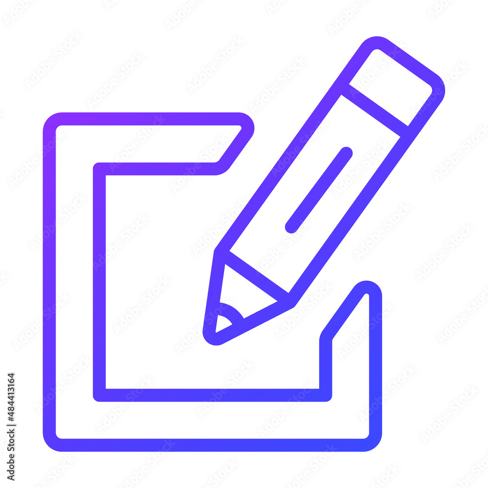 edit Icon. User interface Vector Illustration, As a Simple Vector Sign and Trendy Symbol in Line Art Style, for Design and Websites, or Mobile Apps, edit Icon. User interface Vector Illustration, As a Simple Vector Sign and Trendy Symbol in Line Art Style, for Design and Websites, or Mobile Apps,