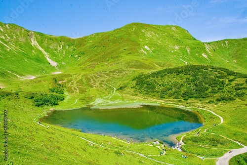 oberstdorf , fellhorn, schlappoldsee
