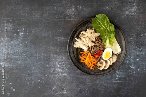 Soba Noodle Ramen with Chic...