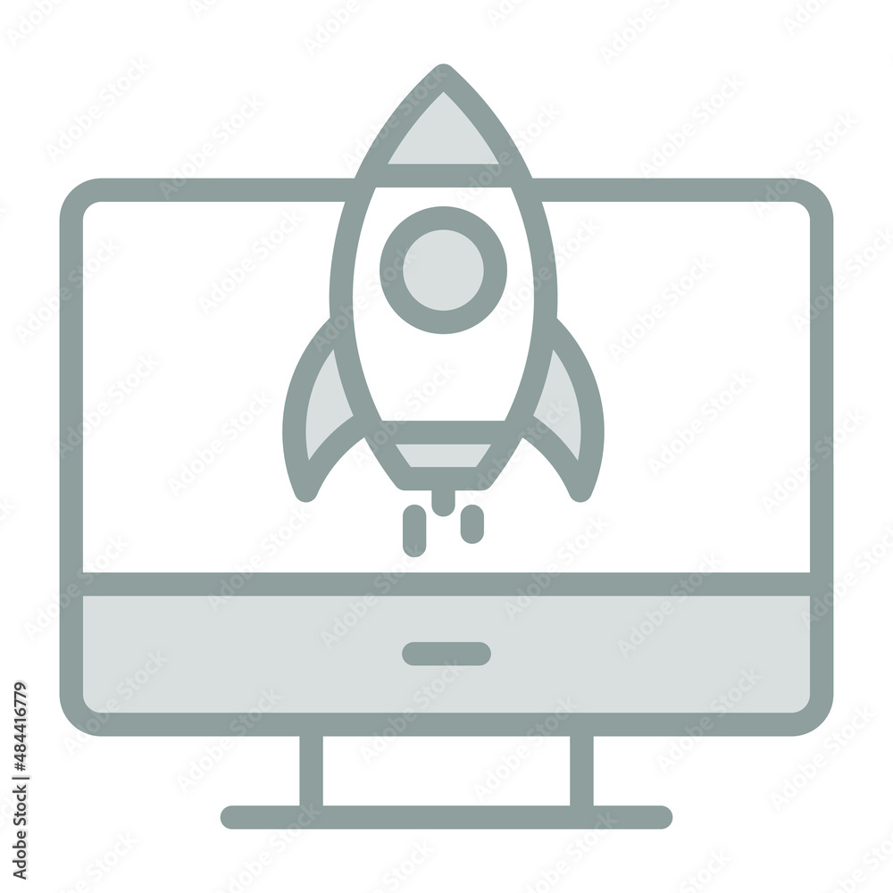 startup Icon. User interface Vector Illustration, As a Simple Vector Sign and Trendy Symbol in Line Art Style, for Design and Websites, or Mobile Apps, startup Icon. User interface Vector Illustration, As a Simple Vector Sign and Trendy Symbol in Line Art Style, for Design and Websites, or Mobile Apps,