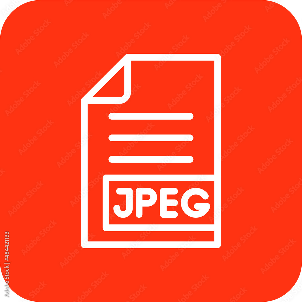 JPEG Vector Icon Design Illustration JPEG Vector Icon Design Illustration