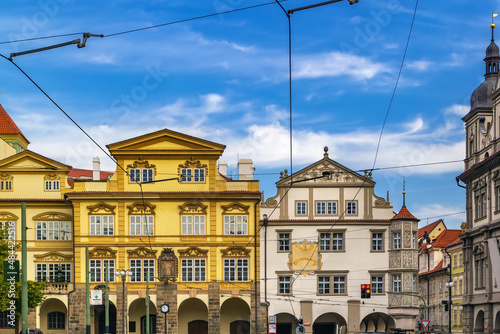 Malostranska square, Prague, Czech republic photo