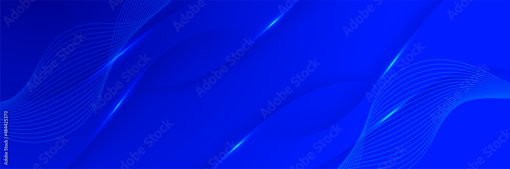 Modern blue abstract background banner. Wave blue abstract banner design background Modern blue abstract background banner. Wave blue abstract banner design background