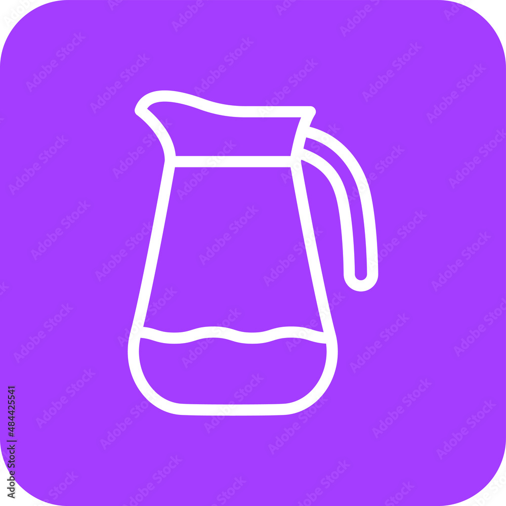 Jug Vector Icon Design Illustration Jug Vector Icon Design Illustration