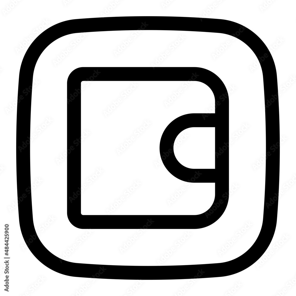 wallet line icon wallet line icon