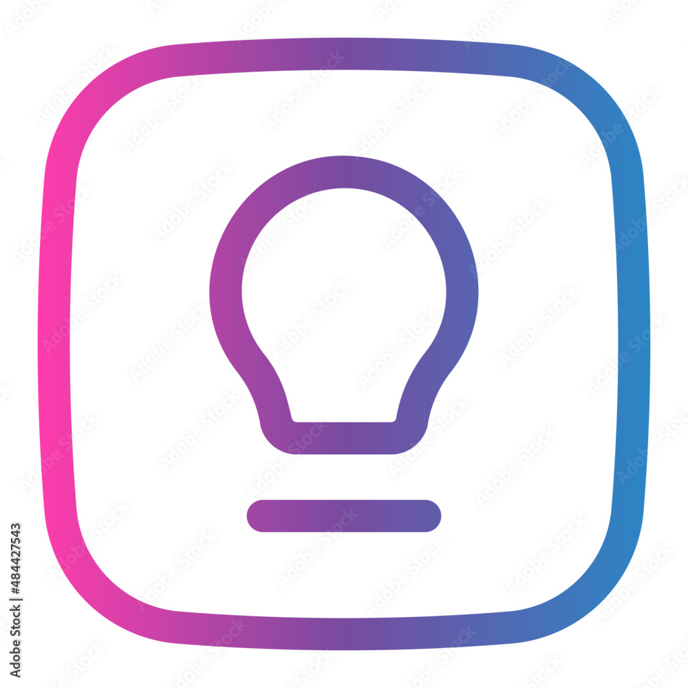 lamp gradient icon lamp gradient icon