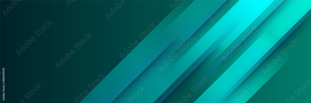 Obraz premium modern light green abstract banner design background