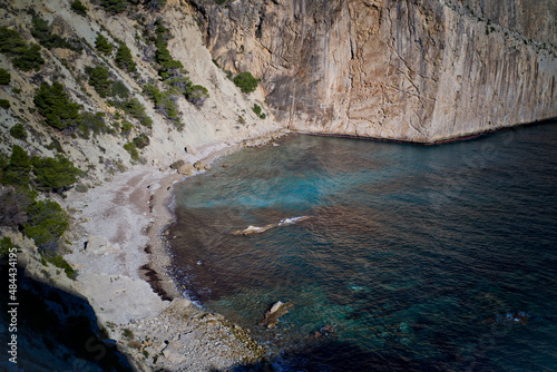 widok na plaze del Raco del Corb z Morro Toix © Piotr