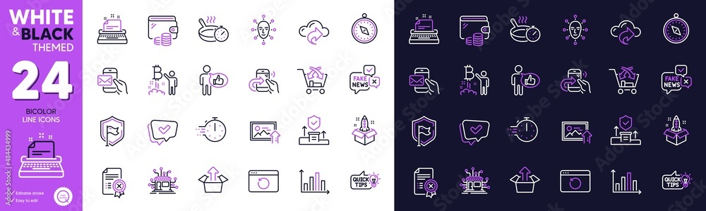 Distribution, Travel compass and Startup line icons for website, printing. Collection of Face biometrics, Approved, Bitcoin project icons. Share call, Frying pan, Messenger mail web elements. Vector Distribution, Travel compass and Startup line icons for website, printing. Collection of Face biometrics, Approved, Bitcoin project icons. Share call, Frying pan, Messenger mail web elements. Vector