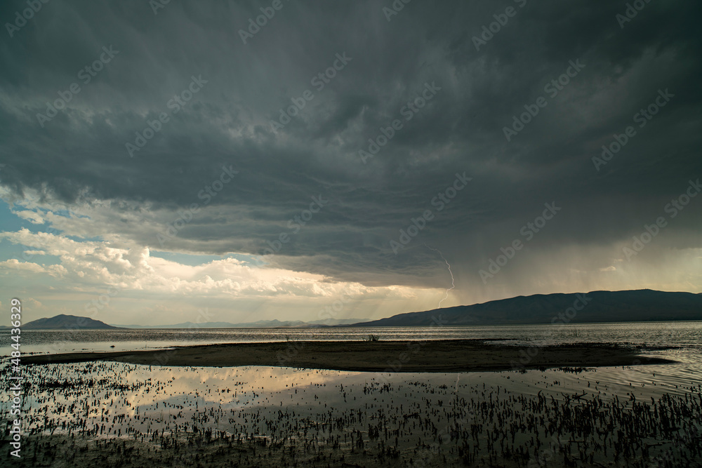 Storm over Utah Lake