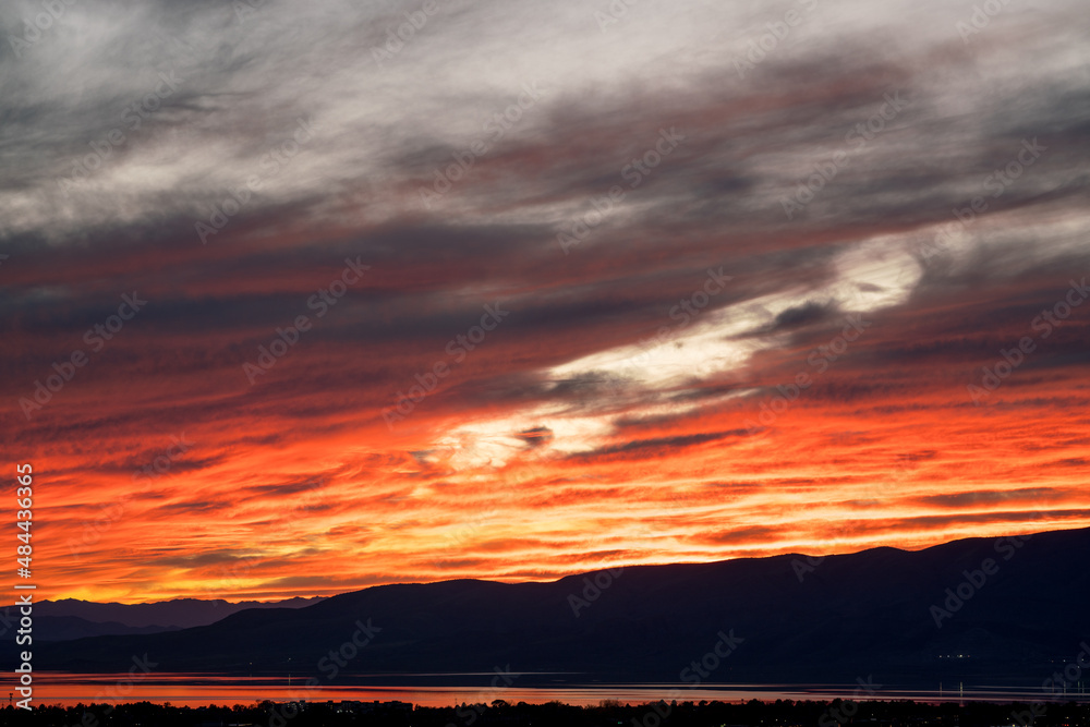 Utah Valley sunset