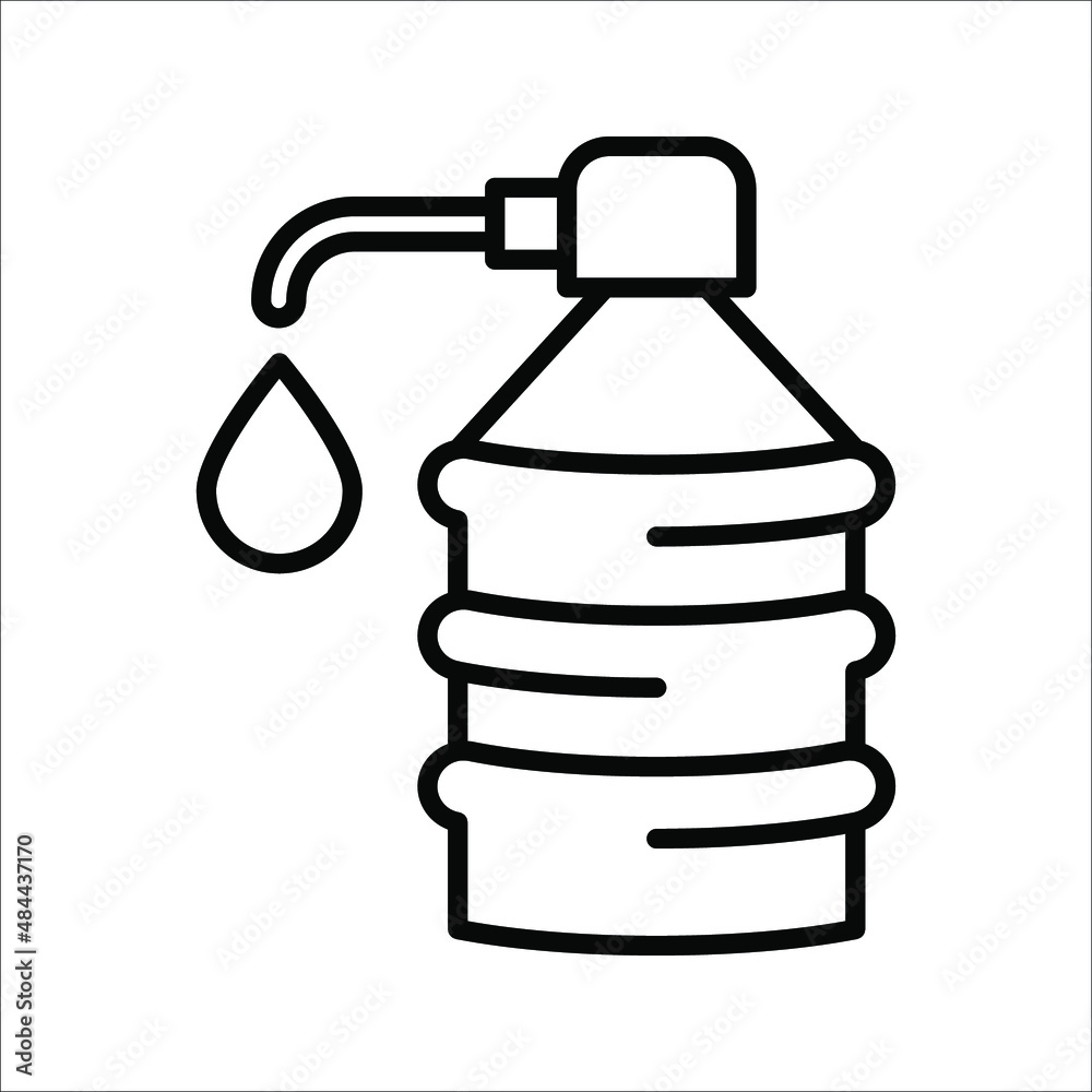 office water dispenser icon. Water cooling and heating devices. vector illustration on white background office water dispenser icon. Water cooling and heating devices. vector illustration on white background
