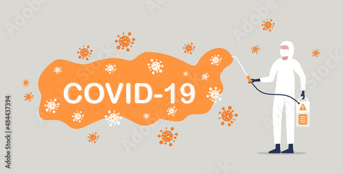 COVID-19 Coronavirus disinfect, clean and kill virus pathogen prevent outbreak