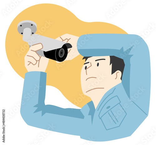security camera installation
