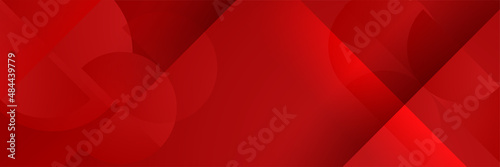 shape geometric red abstract banner design background