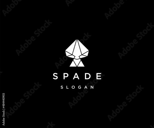 Spade logo icon design template