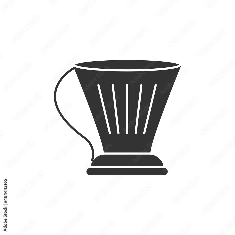 Clever coffee dripper icon isolated on white background. Beverage symbol modern, simple, vector, icon for website design, mobile app, ui. Vector Illustration Clever coffee dripper icon isolated on white background. Beverage symbol modern, simple, vector, icon for website design, mobile app, ui. Vector Illustration
