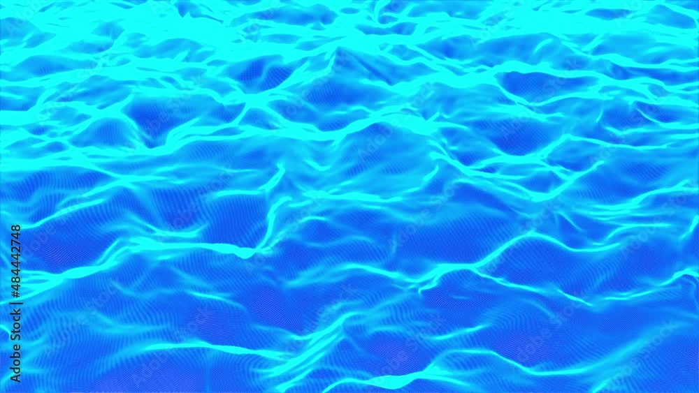 Stylish Wave Effect with Lines - Blue Wave - Abstract Animation Stylish Wave Effect with Lines - Blue Wave - Abstract Animation