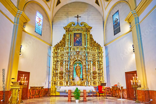Fototapeta The altarpiece of Holy Trinity Church, Jerez, Spain