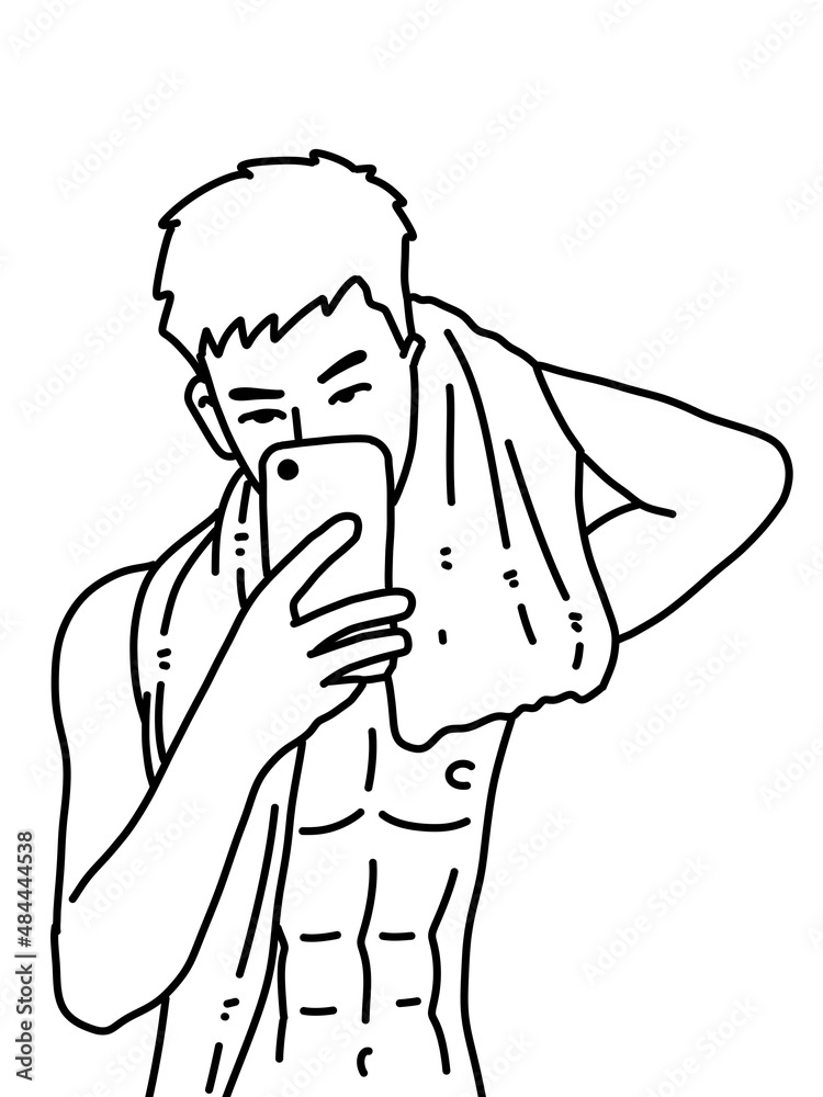 black and white of cute man cartoon for coloring black and white of cute man cartoon for coloring