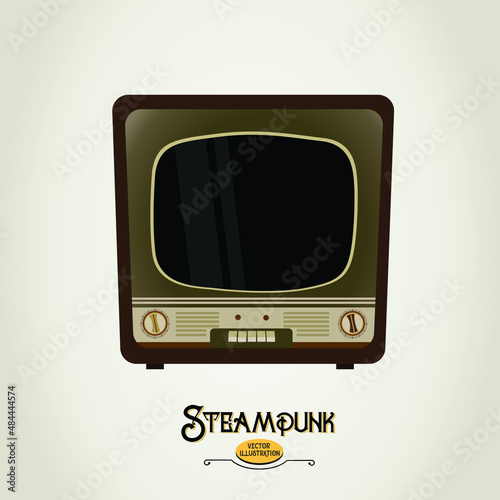 retro tv set