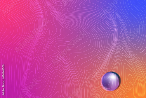 Textura Olas Modernas Vector 