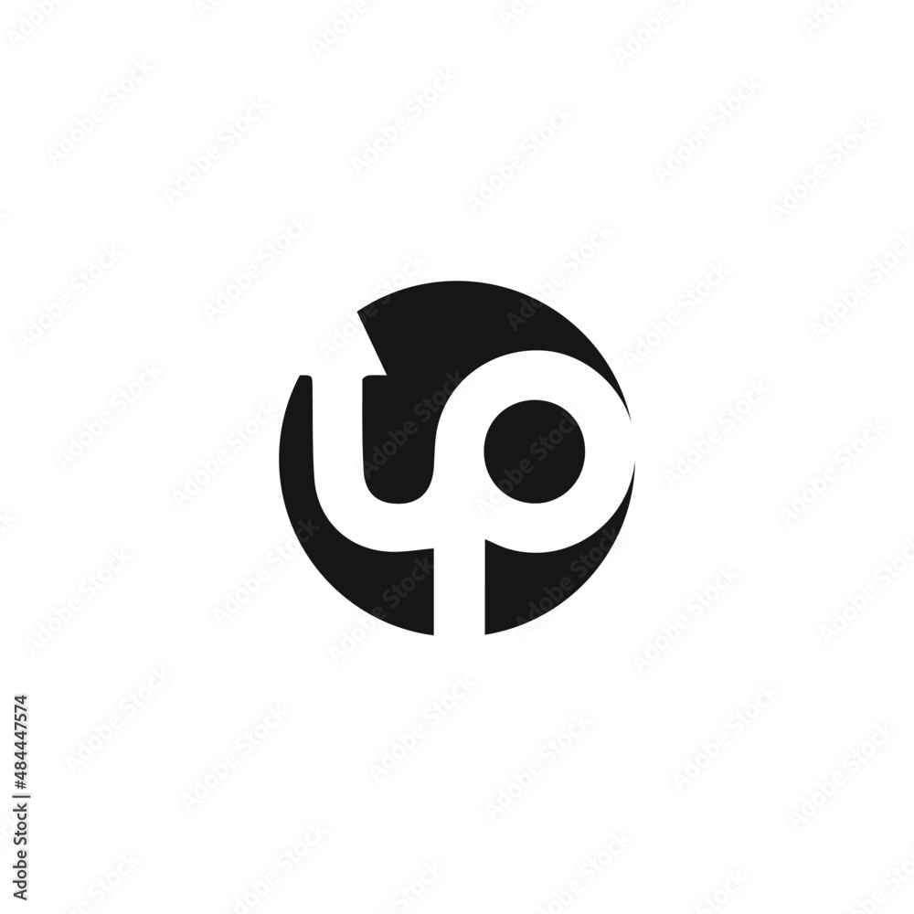 Top circle text logo design vector symbol template Top circle text logo design vector symbol template