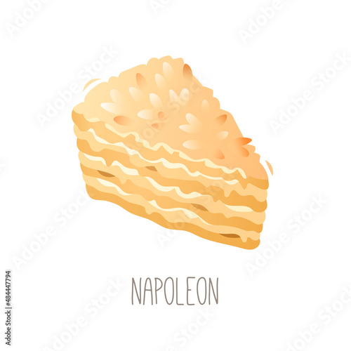 Photography Collection of cakes, pies and desserts for all letters of alphabet