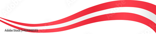 Long waving Austria  flag isolated  on png or transparent background,Symbol Austria,template for banner,card,advertising ,promote,and business matching country poster, vector illustration