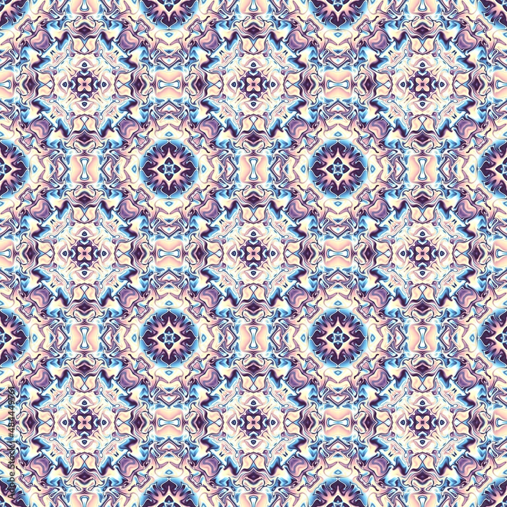 Abstract mosaic art pattern. Seamless ornament. Abstract mosaic art pattern. Seamless ornament.