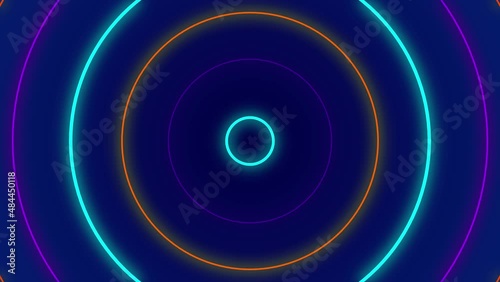 Cicular Tunnel Animation Wave Seamless Loops photo