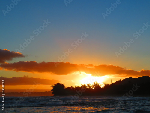 hiking beautiful coastline in hawaii