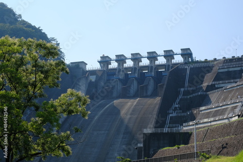 Scenery of the dam Fototapet