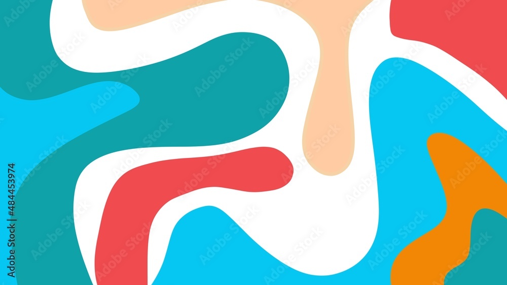 Ultra HD 4K Presentation backgrounds and textures with colorful abstract art creations, minimalist design with abstract organic shapes Ultra HD 4K Presentation backgrounds and textures with colorful abstract art creations, minimalist design with abstract organic shapes