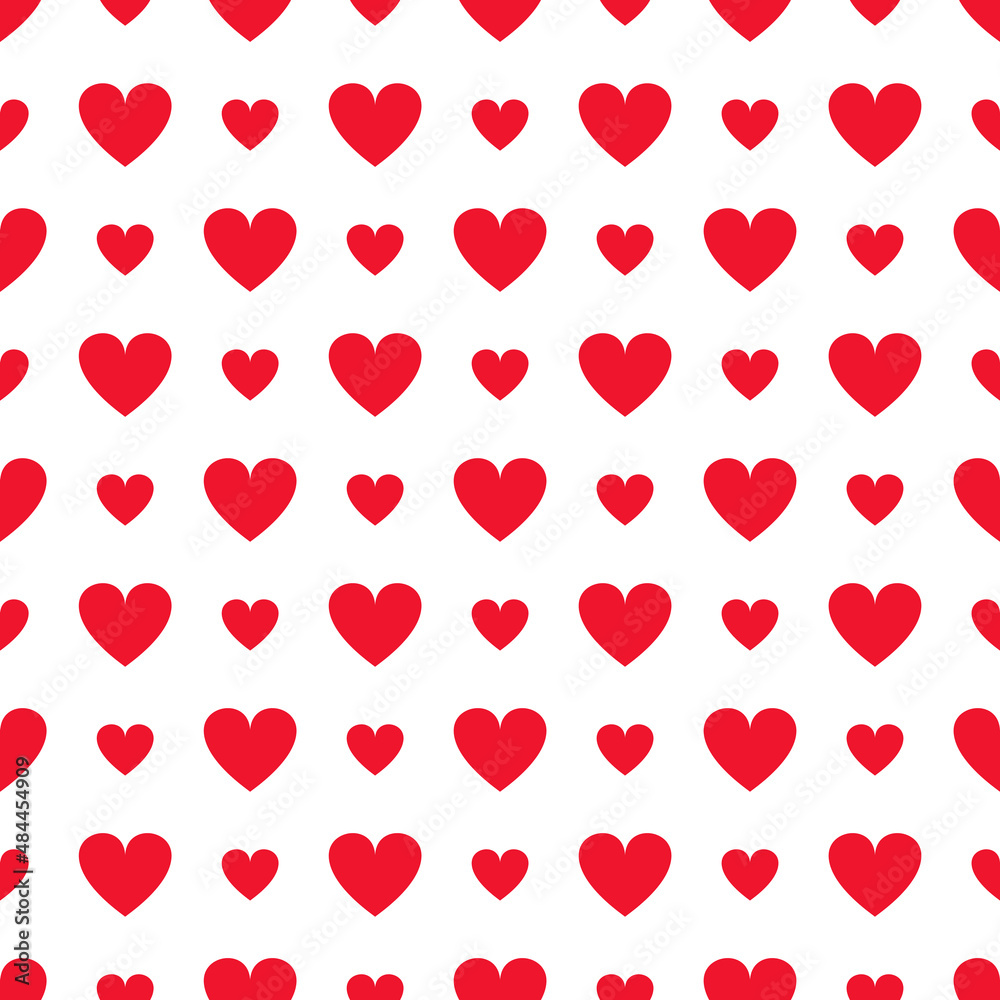 Seamless pattern of love icon. can be used for valentine, background, cover, wrapping paper, fabric, textile, pattern fill
