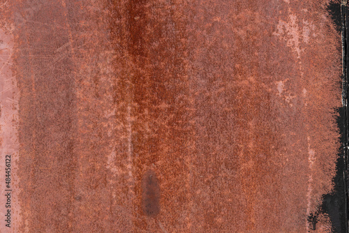 Abstract closeup of rusted metal tank