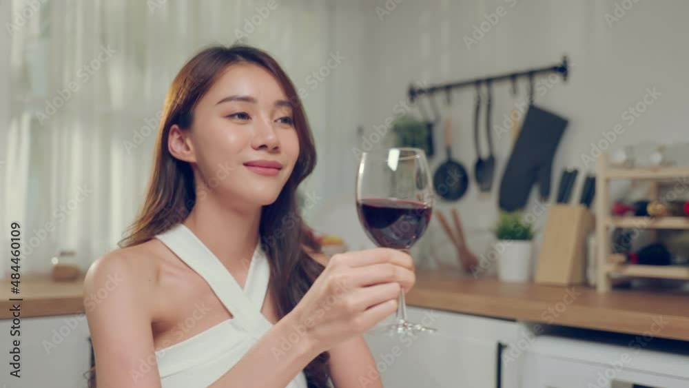 Asian young couple having dinner to celebrate valentine's day together. Asian young couple having dinner to celebrate valentine's day together.