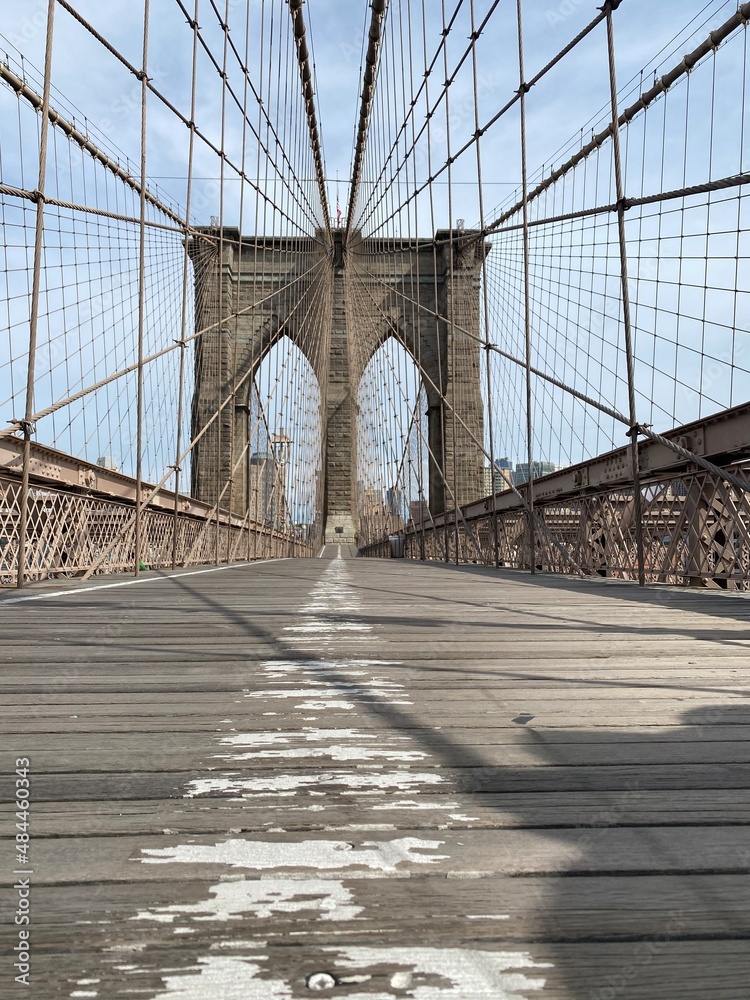 Obraz premium empty Brooklyn bridge