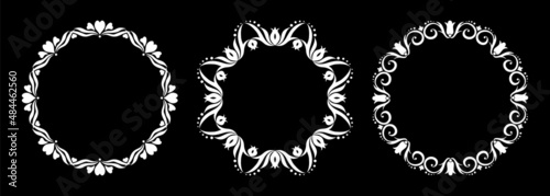 Set of decorative frames. F...