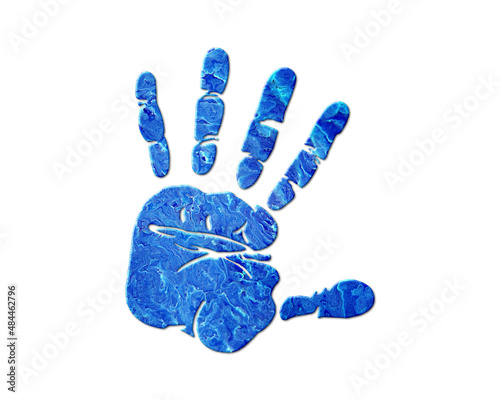 Stop Injustice Blue Waves Icon Logo Symbol illustration © SunFrot