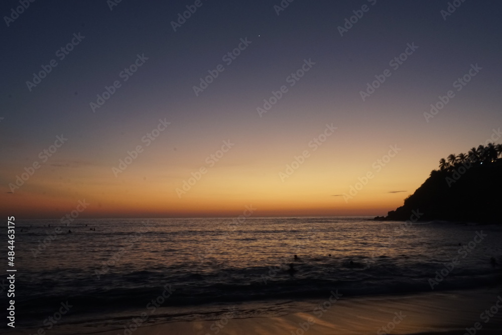 Fototapeta premium sunset over the sea