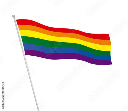 LGBT flag. vector illustration
