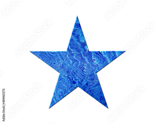 Star Space Galaxy Blue Waves Icon Logo Symbol illustration
