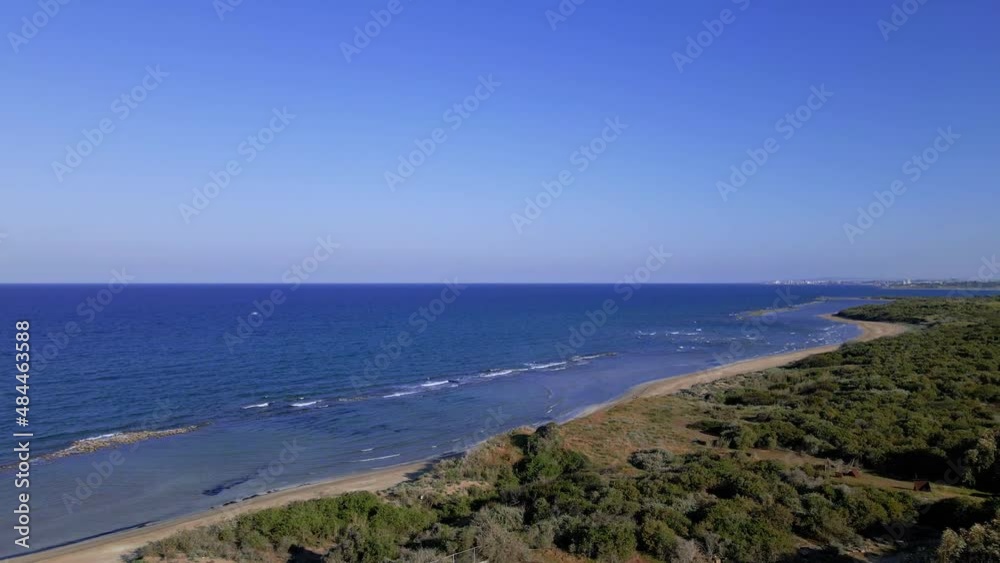 Aerial 4K Ancient City of Salamis in Famagusta, North Cyprus Aerial 4K Ancient City of Salamis in Famagusta, North Cyprus