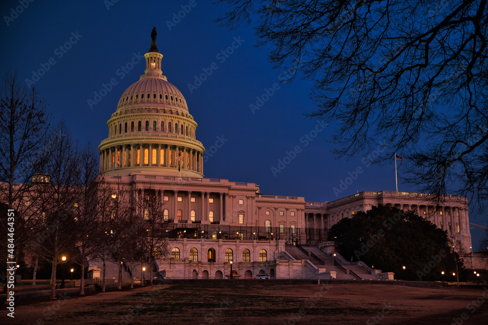 The US Capitol at night, Washington DC The US Capitol at night, Washington DC