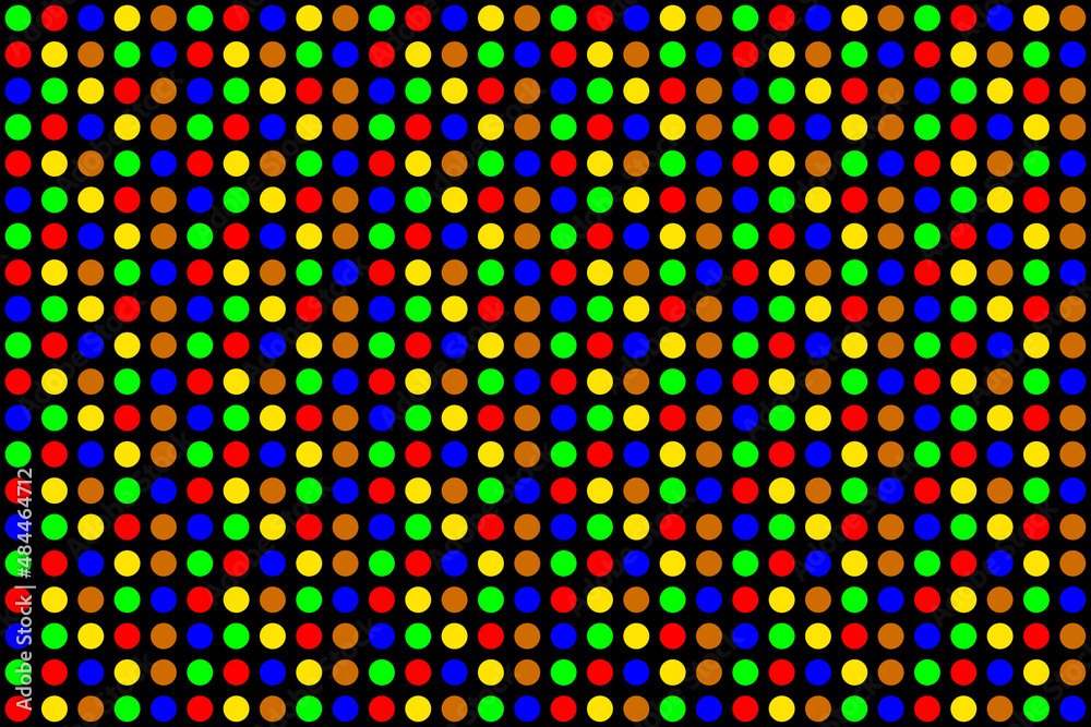 Textura o fondo de círculos de colores