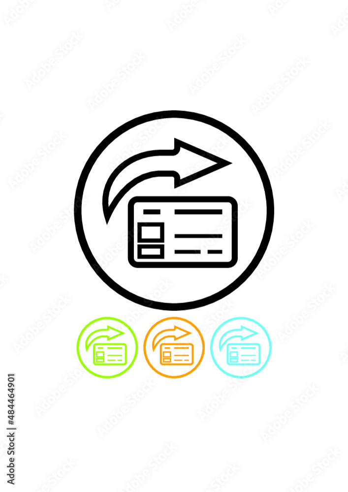 Plastic debit or credit card money transfer. Vector icon Plastic debit or credit card money transfer. Vector icon