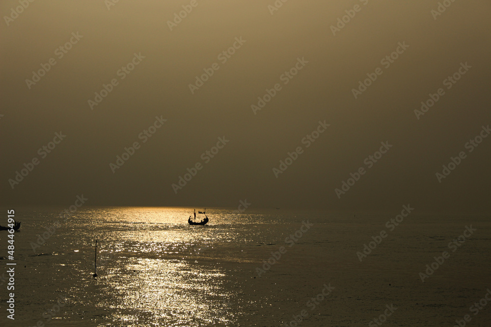 Fototapeta premium sunset on the beach