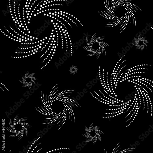 Ornament of dots. Pattern o...